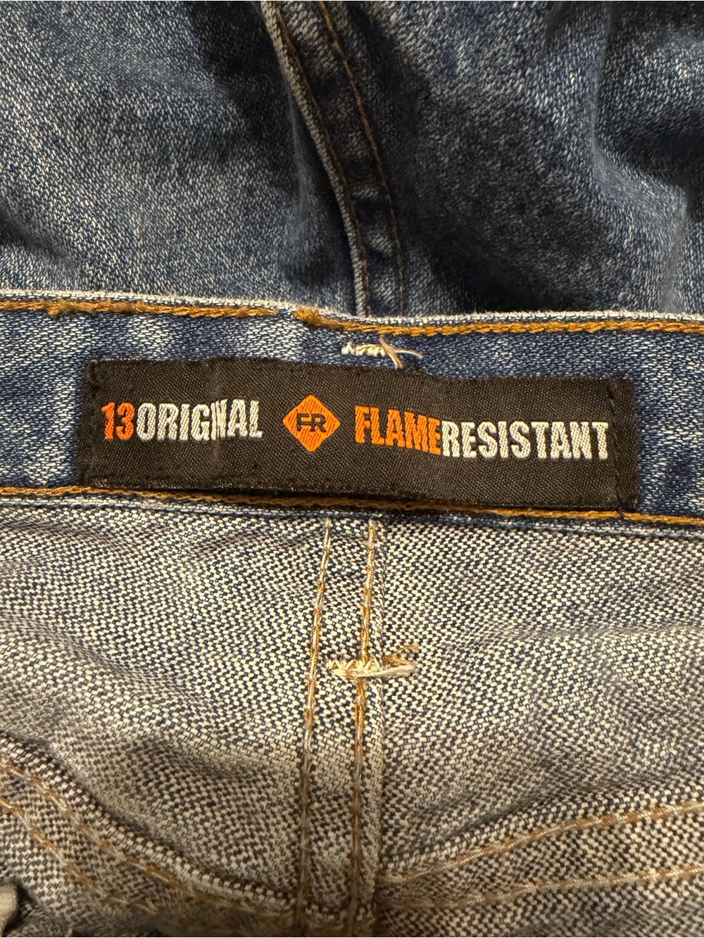 Wrangler FR Flame Resistance Men's Medium Blue Cowboy Cut Jeans - Picture 5 of 8
